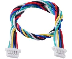6 kontaktų lizdas-lizdas JST SH stiliaus laidas 16cm, Pololu 4766
