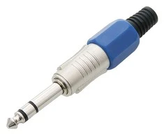 Blow Oem Kištukas AUX 6.3 stereo metalinis HQ