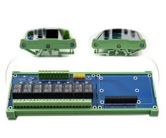 8 kanalų relė modulis Waveshare skirtas Raspberry Pi