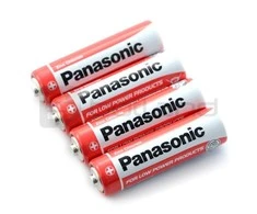 AA baterija (R6 LR6) Panasonic Raudona - 4vnt,
