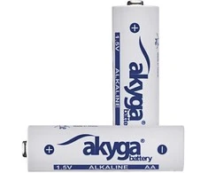 AA (LR6) šarminė Zn-MnO2 baterija - 1.5V/3050mAh - Akyga AKY2068 - lizdinė plokštelė - 4 vnt.