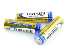 AA (R6) šarminė baterija Maxell Alkaline - 4 vnt,