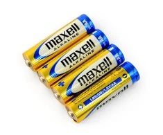 AA (R6) šarminė baterija Maxell Alkaline - 4 vnt,