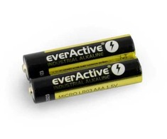 AAA everActive pramoninė šarminė baterija 1.5V - 2 vnt
