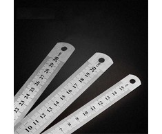 Oem Metalinė liniuotė 15 cm - 6 coliai - 0.5 mm - dvipusė - tiksli
