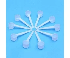 Oem Plastikinis gilus arbatinis šaukštelis - matavimo puodelis - 5g - vienkartinis