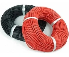 Oem Alavuota varinė silikoninė viela 20AWG - 100 gyslų - 0.5 mm2 - juoda - lanksti