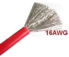Oem Silikono alavuota varinė viela 16AWG – 252 laidai – 1.3 mm2 – raudona – lanksti