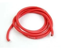 Oem Silikono alavuota varinė viela 16AWG – 252 laidai – 1.3 mm2 – raudona – lanksti