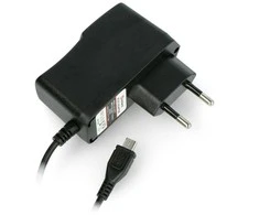 justPi maitinimo šaltinis microUSB 5.1V/3A, skirtas Raspberry Pi 3B+/3B/2B/Zero
