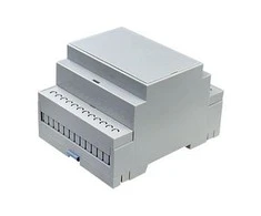 Oem ABS plastiko modulinė dėžutė DIN bėgeliui D4MG (71x90.2x57.5)mm