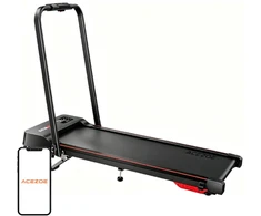 ACEZOE P12 Foldable Electric Treadmill (Juodas and Raudona)