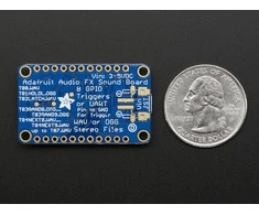 Oem Adafruit Audio FX Mini garso plokštė- WAV/OGG trigeris 16MB Flash 3 - 5.5VDC 16MB