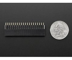 Adafruit GPIO karpomas lizdas 2x20 kaiščių 2.54mm suderinamas su Raspberry Pi 4B/3B+/3B/Zero
