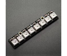 Adafruit NeoPixel Diodų juostelė - RGB LED 8xWS2812 5050