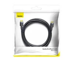 Kabelis Baseus Cafule 4K HDMI - HDMI 3m Juodas
