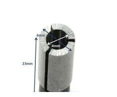 Grąžtas Oem Adapteris 4mm frezai į 6mm laikiklį