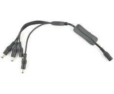 Oem Adapteris DC 5.5/2.1mm su jungikliu - 4 kištukai