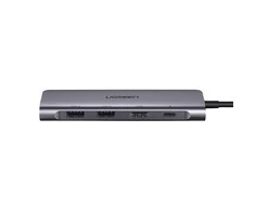 Adapteris HUB UGREEN CM195 USB-C prie HDMI, 2x USB-A 3.0, SD/TF, PD