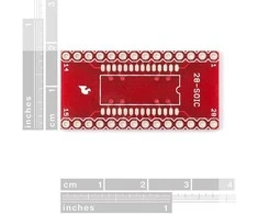 Adapteris SOIC į DIP 28 kontaktų, SparkFun BOB-00496