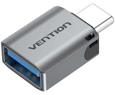 Adapteris Vention CDQH0 USB-C kištukas prie USB 3.0 (pilka)