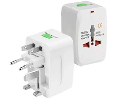 Adapteris World USA EU UK – universalus lizdo adapteris – tarptautinėms kelionėms