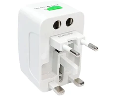 Adapteris World USA EU UK – universalus lizdo adapteris – tarptautinėms kelionėms