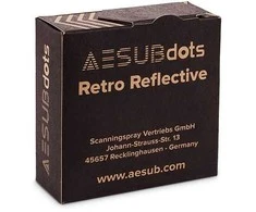 AESUBdots retro skenavimo taikiniai - 3 mm - 3000 vnt
