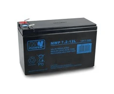 Mw Power MWPower MWP 12V 7,2Ah F2(250) AGM akumuliatorius, 12 metų