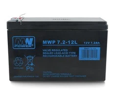 Mw Power MWPower MWP 12V 7,2Ah F2(250) AGM akumuliatorius, 12 metų