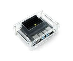 Akrilo dėklas, skirtas Nvidia Jetson Nano, skaidrus, Waveshare 16566