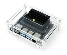 Akrilo dėklas, skirtas Nvidia Jetson Nano, skaidrus, Waveshare 16566