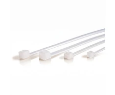 Akso Kabelinė raištelis 2.5x100 mm - baltas - 100 vnt