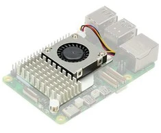 Raspberry Pi Active Cooler - aktyvus aušinimas - radiatorius + ventiliatorius skirtas Raspberry Pi 5