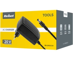 Akumuliatoriaus įkroviklis 20V 2A/4A Rebel Tools