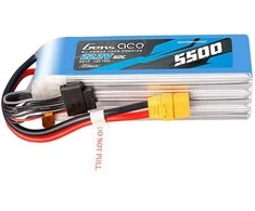 Akumuliatorius Gens Ace G-Tech 5500mAh 22.2V 60C 6S1P LIPO su XT90 jungtimi