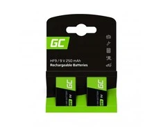 Green Cell Akumuliatorius Žalias Cell 6F22 Ni-MH 9V 250mAh (2vnt.)