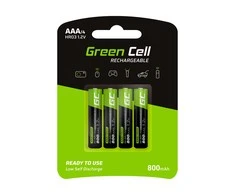 Green Cell Akumuliatorius Žalias Cell HR03 Ni-MH AAA 800mAh - 4vnt
