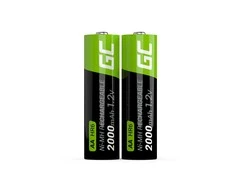 Green Cell Akumuliatorius Žalias Cell HR6 Ni-MH AA 2000mAh (2vnt.)