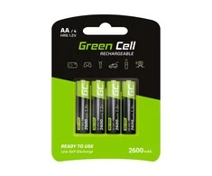Green Cell Akumuliatorius Žalias Cell HR6 Ni-MH AA 2600mAh (4vnt.)