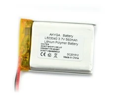 Akumuliatorius Li-Pol Akyga 560mAh 1S 3.7V