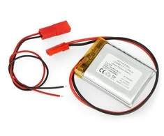 Akyga 1200mAh 1S 3.7V Li-Pol akumuliatorius - 40x30x10mm