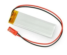 Akyga 510mAh 1S 3.7V Li-Pol akumuliatorius - JST-BEC jungtis + lizdas - 60x20x5mm