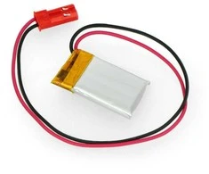 Akyga 85mAh 1S 3.7V Li-Pol akumuliatorius - JST-BEC jungtis + lizdas - 25x15x3mm