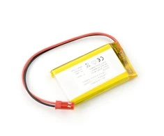 Akyga Li-Pol elementas 1400mAh 1S 3.7V - jungtis JST-BEC + lizdas - 54x34x7mm