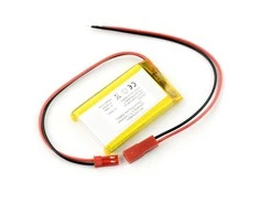 Akyga Li-Pol elementas 1400mAh 1S 3.7V - jungtis JST-BEC + lizdas - 54x34x7mm