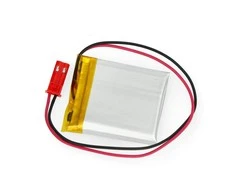 Akyga Li-Pol akumuliatorius 400mAh 1S 3.7V - JST-BEC jungtis + lizdas - 35x30x4mm