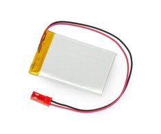 Akyga Li-Pol akumuliatorius 800mAh 1S 3.7V - JST-BEC jungtis + lizdas - 50x33x4.5mm