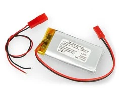 Akyga Li-Pol elementas 1700mAh 1S 3.7V - JST-BEC jungtis + lizdas - 58x30x10mm