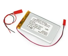 Akyga Li-Pol elementas 4000mAh 1S 3.7V - JST-BEC jungtis + lizdas - 80x50x8mm